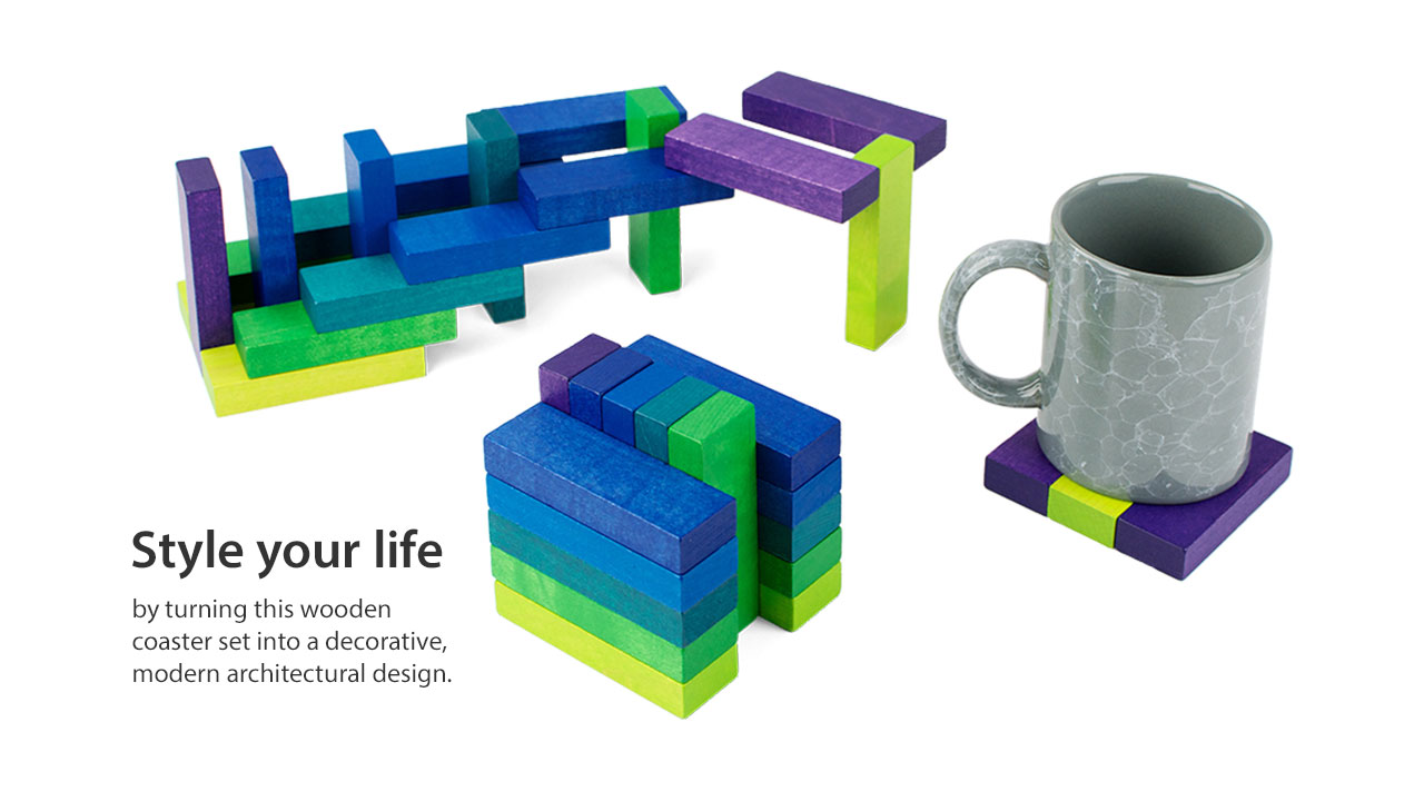 playableART Coaster Cube