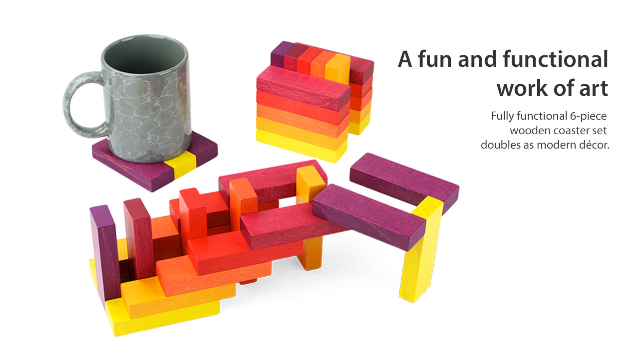 playableART Coaster Cube