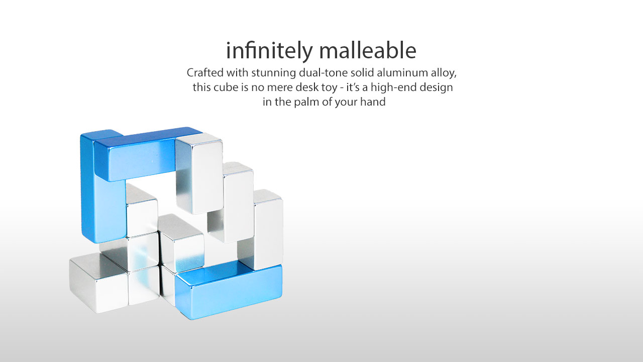 playableART mini metal cube