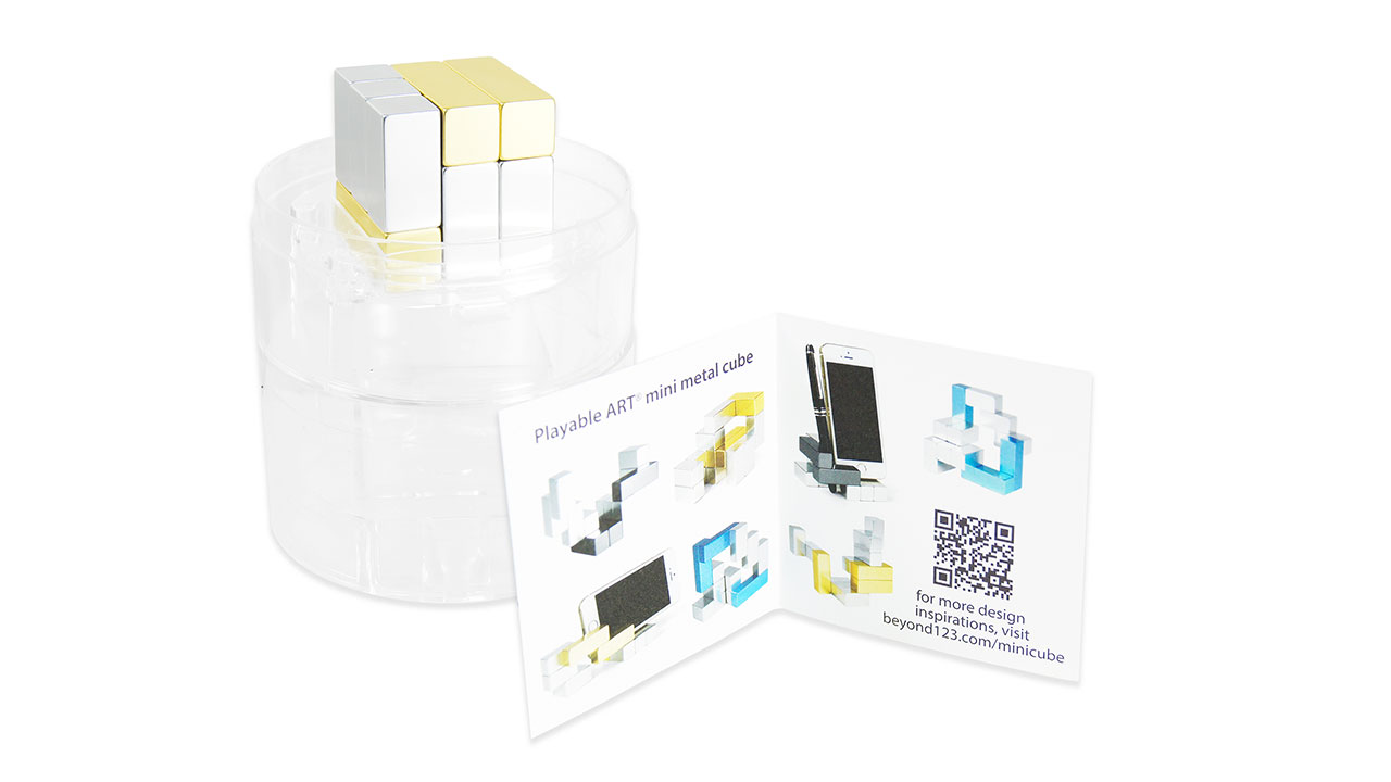 playableART mini metal cube